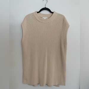 H&M beige sleeveless tunic